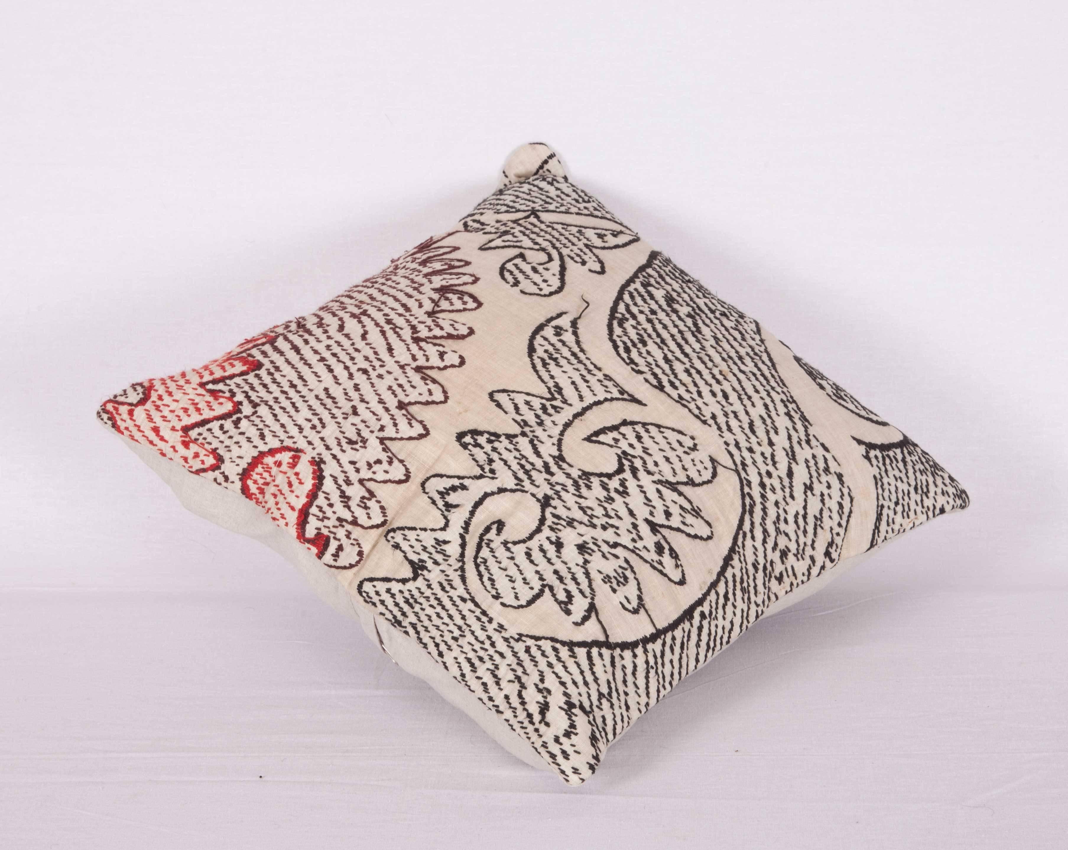 Pillow Made Out of a Mid-20th Century Uzbek Samarkand Suzani 1