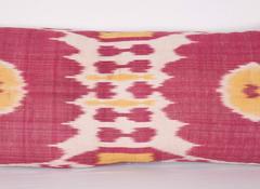 Pillow Made Out of a Late 19th Century Uzbek Bukhara Ikat Fragment