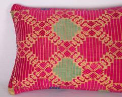 Pillow Made Out of a 1930s Swat Embroidery