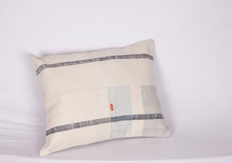Pillow Made Out of an Mid-20th Century Anatolian Cotton Kilim at 1stdibs