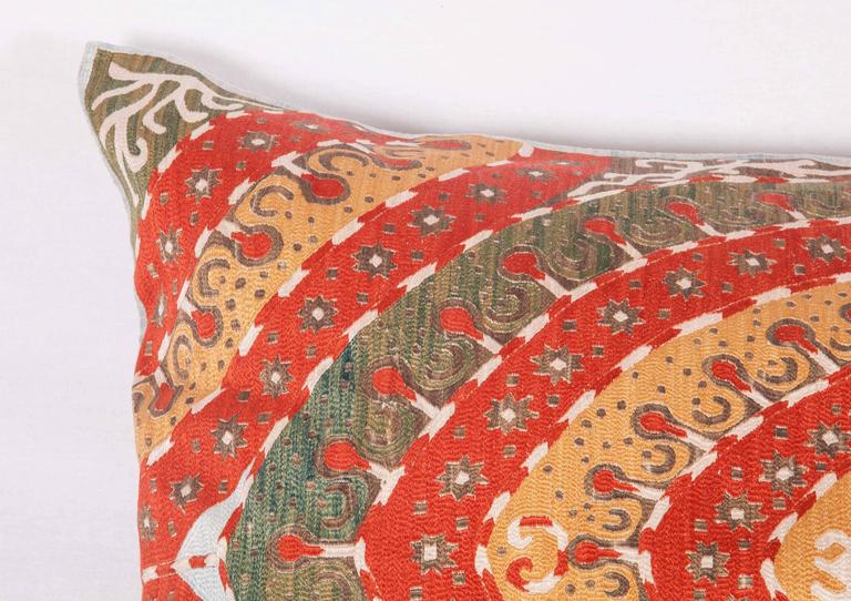 Contemporary Silk Hand Embroidered Pillow from Armenia For Sale at 1stDibs