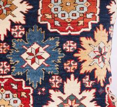 Pillow Made Out of a 19th Century Caucasian Shrivan Rug Fragment