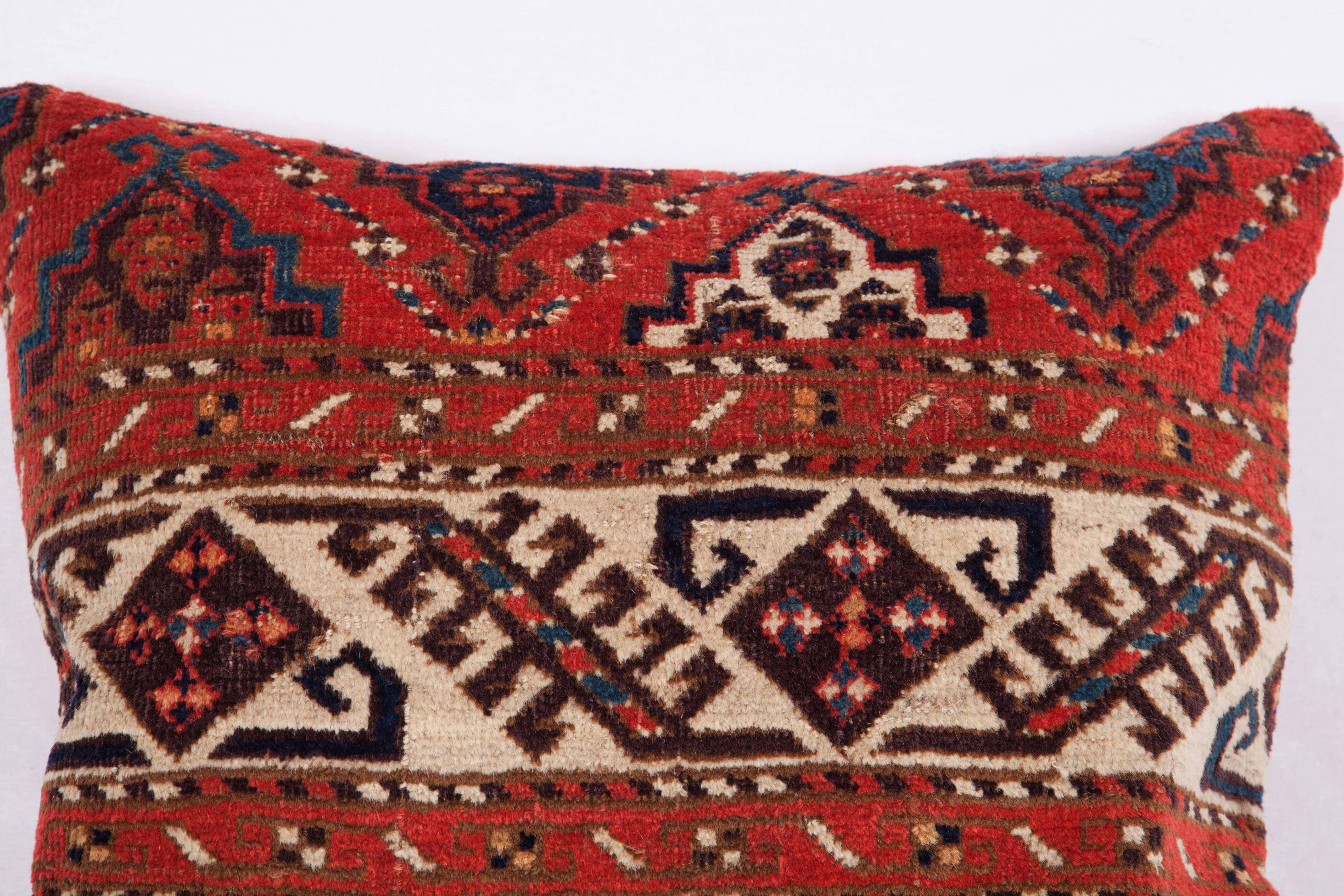 Pillows Made Out of a 19th Century Turkmen Chodor Tribe Main Rug Fragment 1