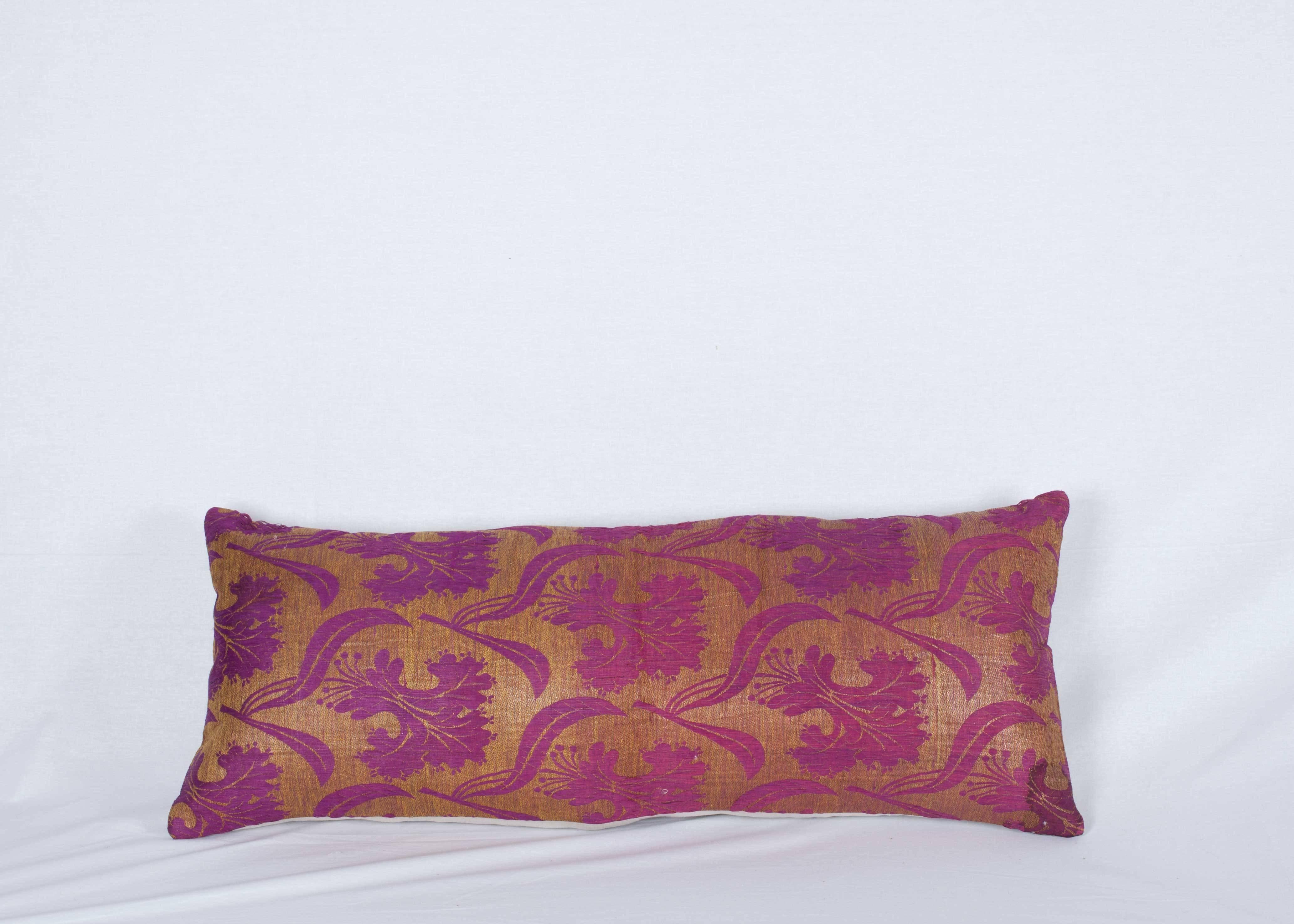 Islamic Pillow Made Out of a Late19th Century Ottoman Turkish Textile