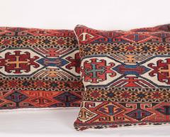 Antique Sumak Pillows Made Out of Late 19th Century Shasavan Mafrash Panels