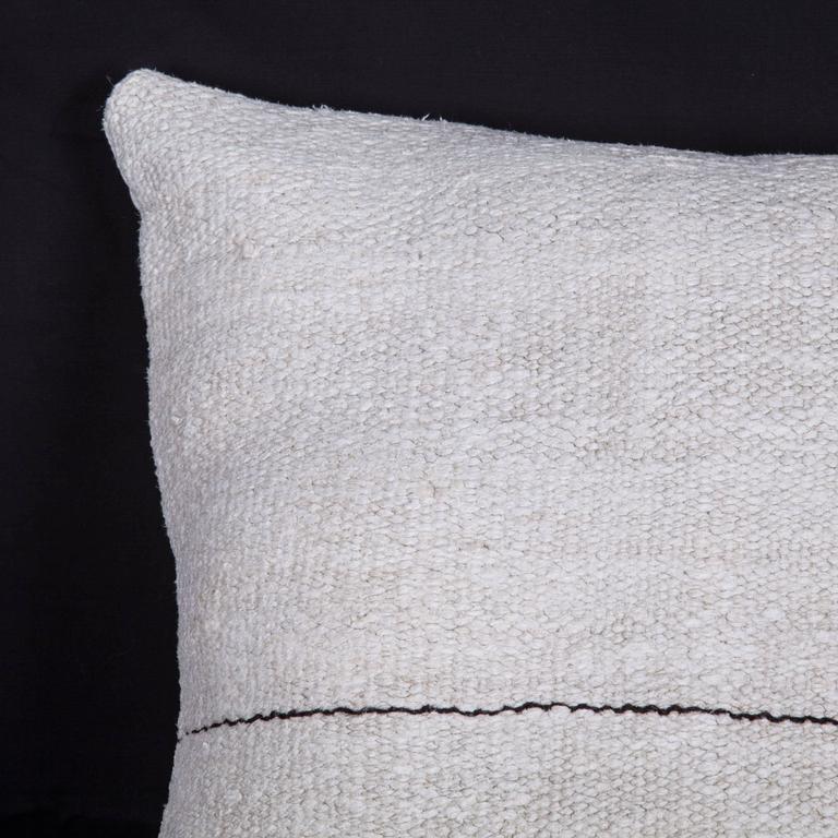 Pillow Made Out of a Mid-20th Century Anatolian Hemp Kilim at 1stdibs