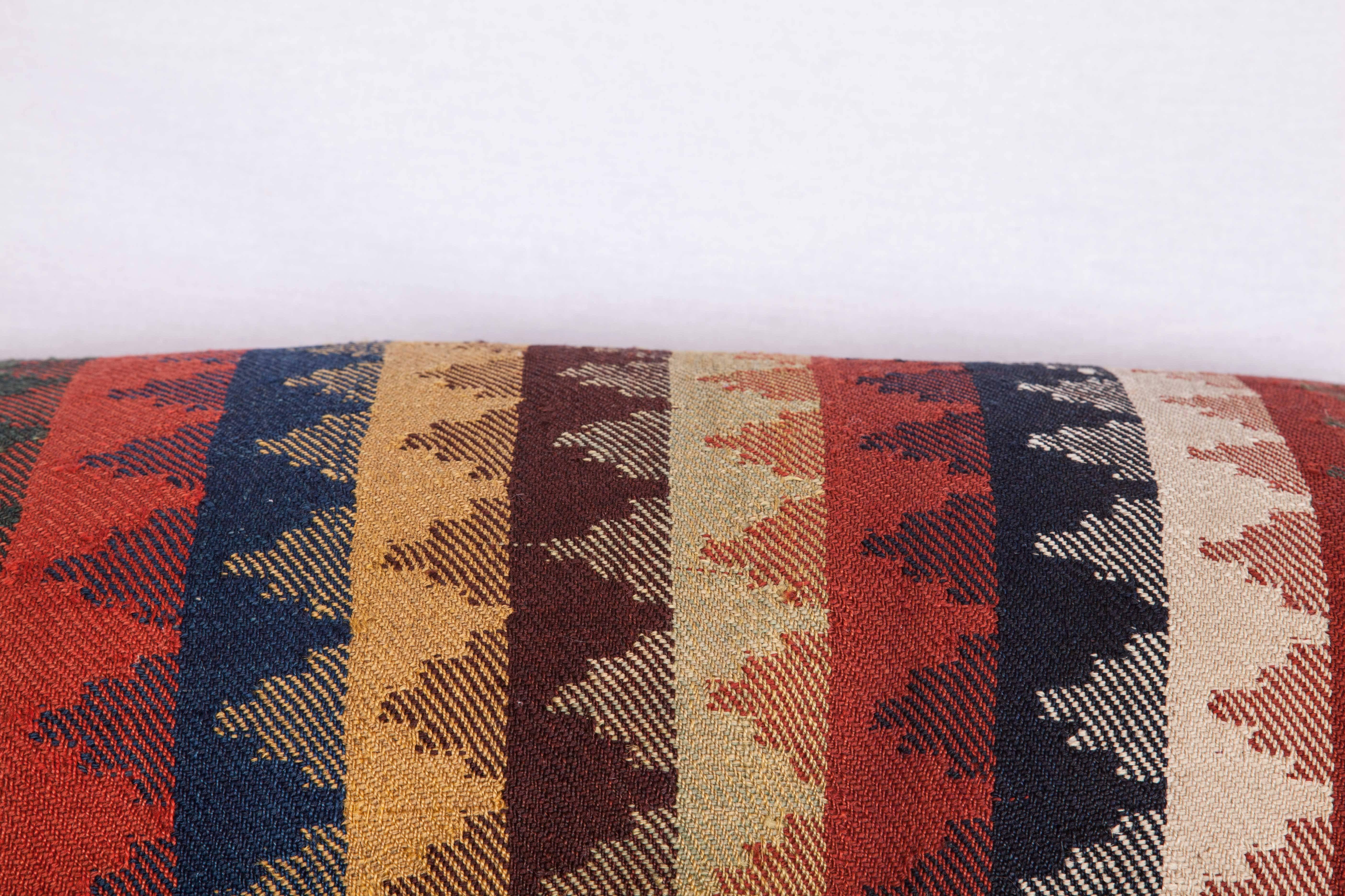 Wool Pillow Made Out of a Late 19th Century South Persian Kilim Fragment