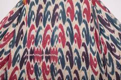 19th Century Silk and Cotton ‘Adras’ Chapan / Coat from Bukhara Uzbekistan
