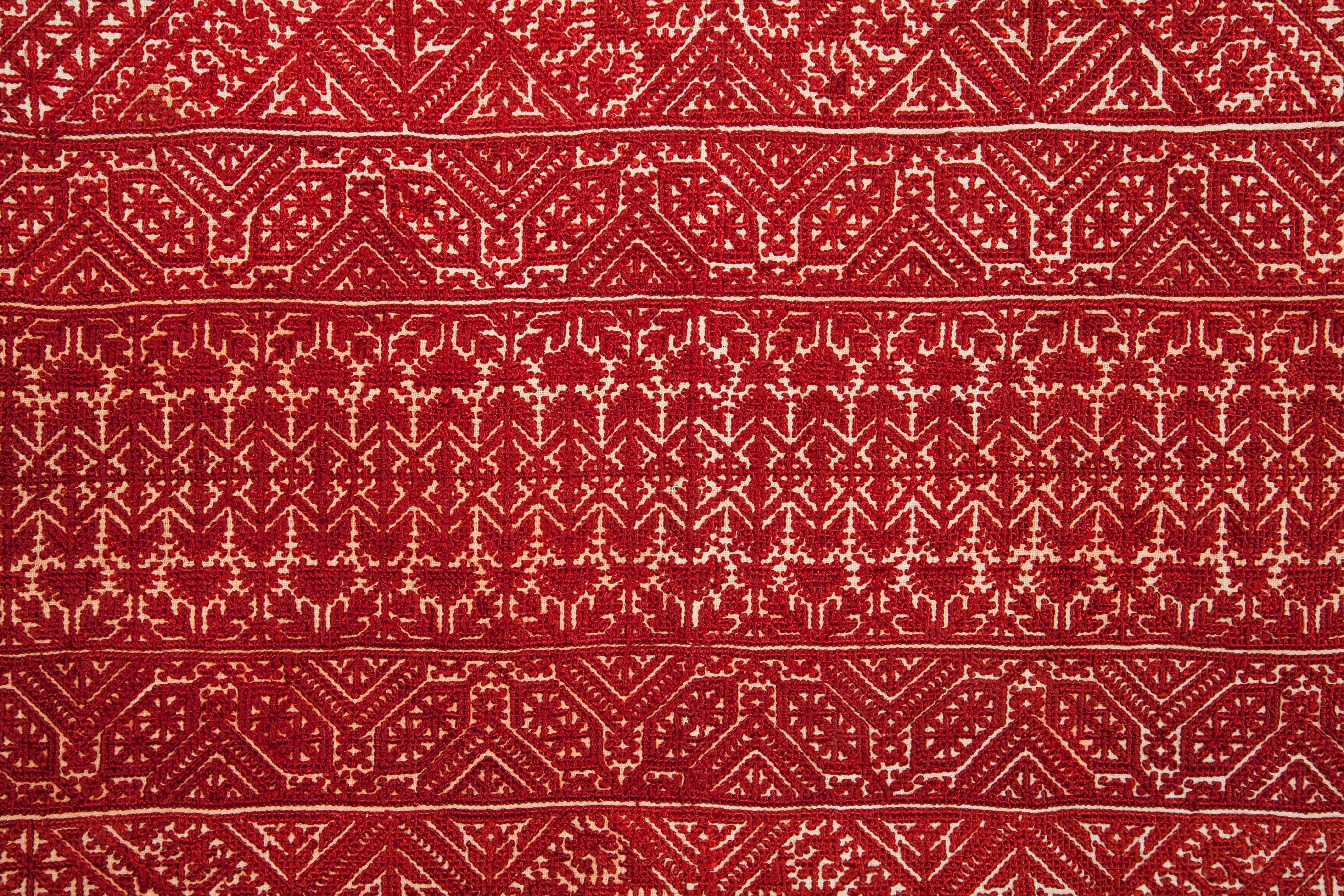 19th Century Antique Moroccan Fez Embroidery 1
