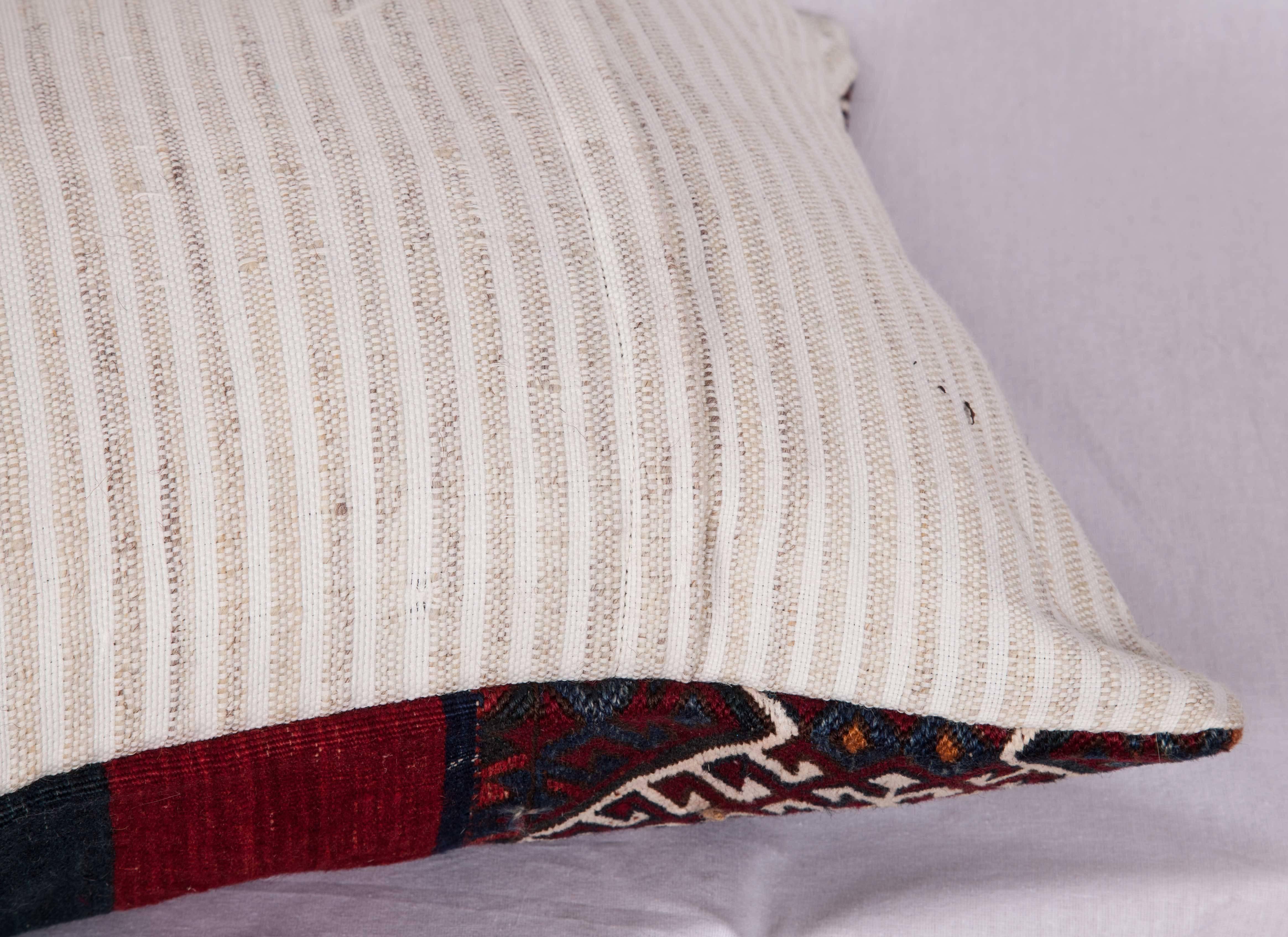 Antique Pillow Made Out of a 19th Century Anatolian Bag In Good Condition In Istanbul, TR