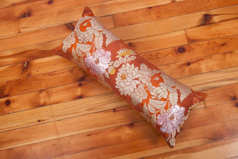 Pillow Made Out of a Japanese, Mid20th Century Obi at 1stdibs