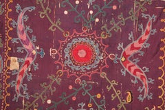 19th Century Central Asian Uzbek Shahrisabz Small Suzani