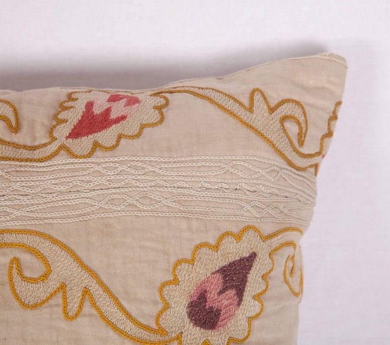 Pillow Case Made Out of an Early20th Century Uzbek Samarkand Suzani