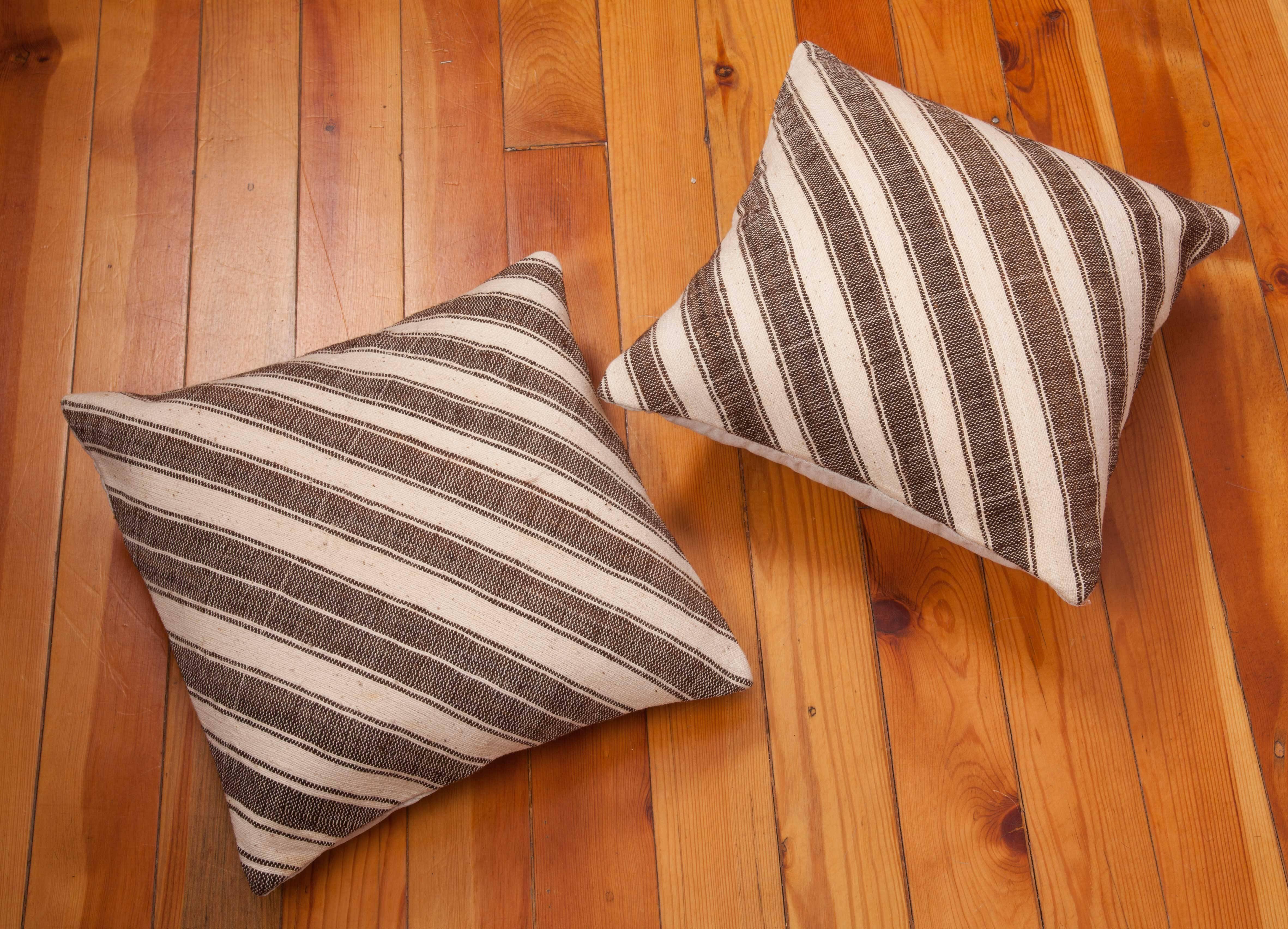 Pillow Cases Fashioned out of an Mid-20th Century Anatolian Kilim 1