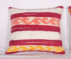 Pillow Cases Fashioned Out of a Vintage Tajik Suzani