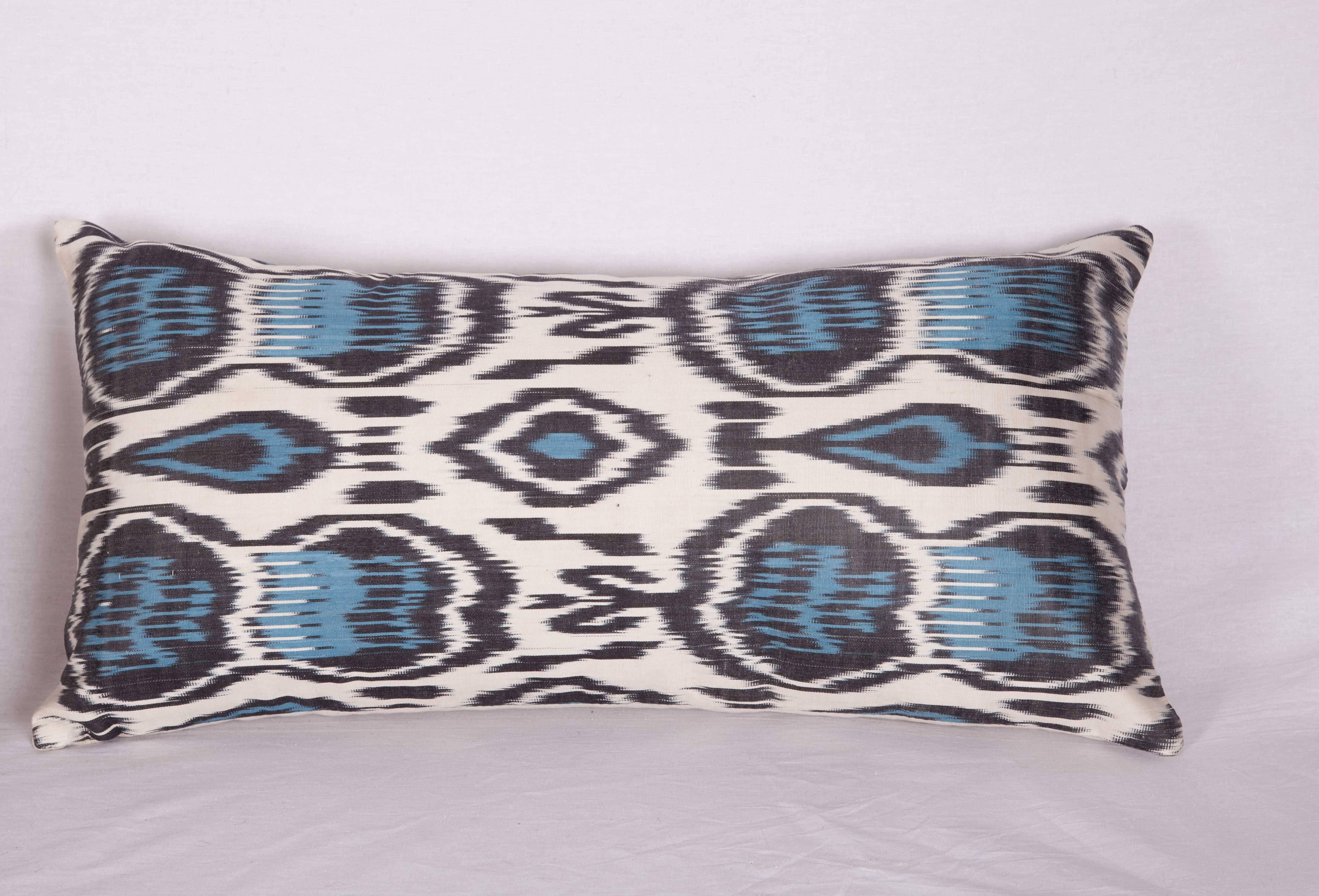 Tribal Pillow Cases Fashioned Out of Contemporary Uzbek Silk and Cotton Ikats