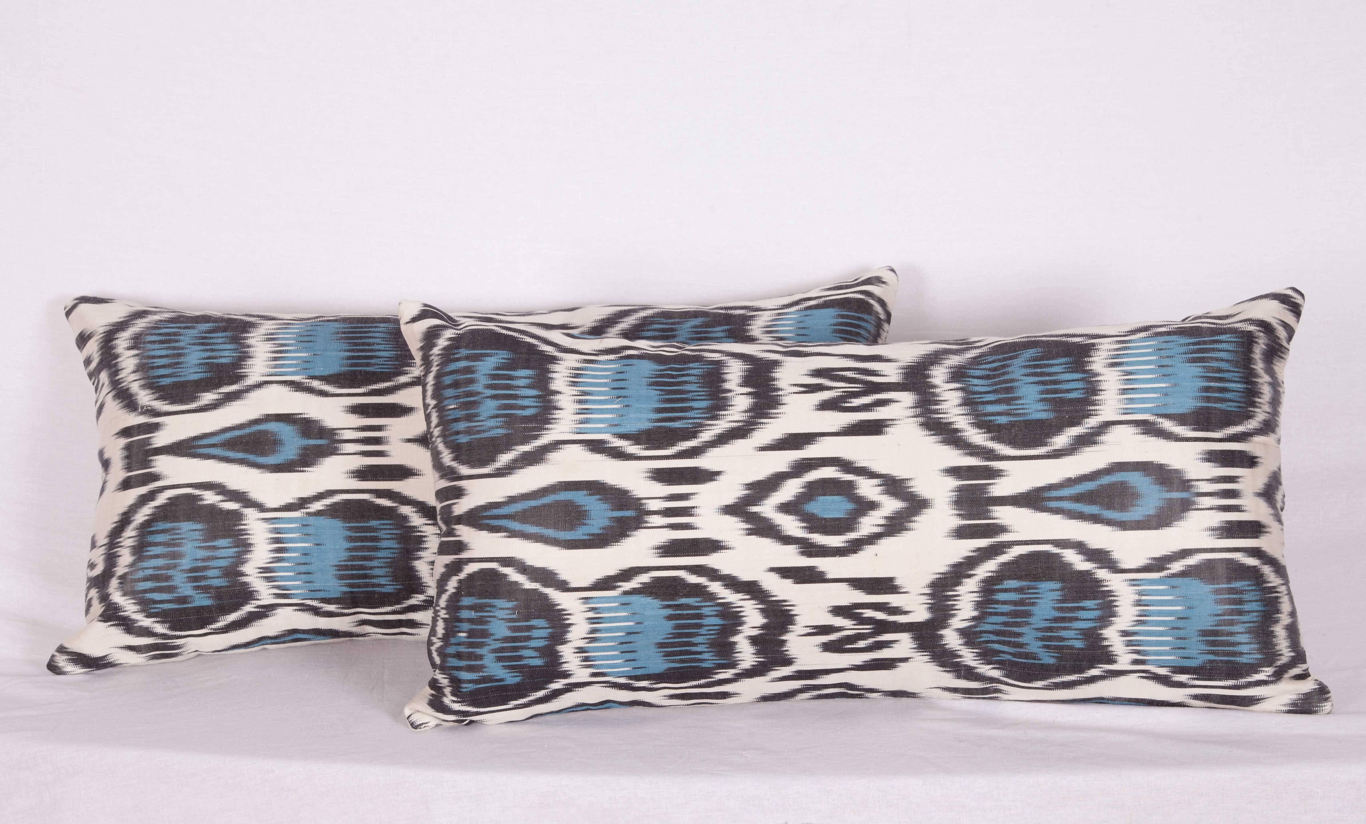 Pillow Cases Fashioned Out of Contemporary Uzbek Silk and Cotton Ikats 5