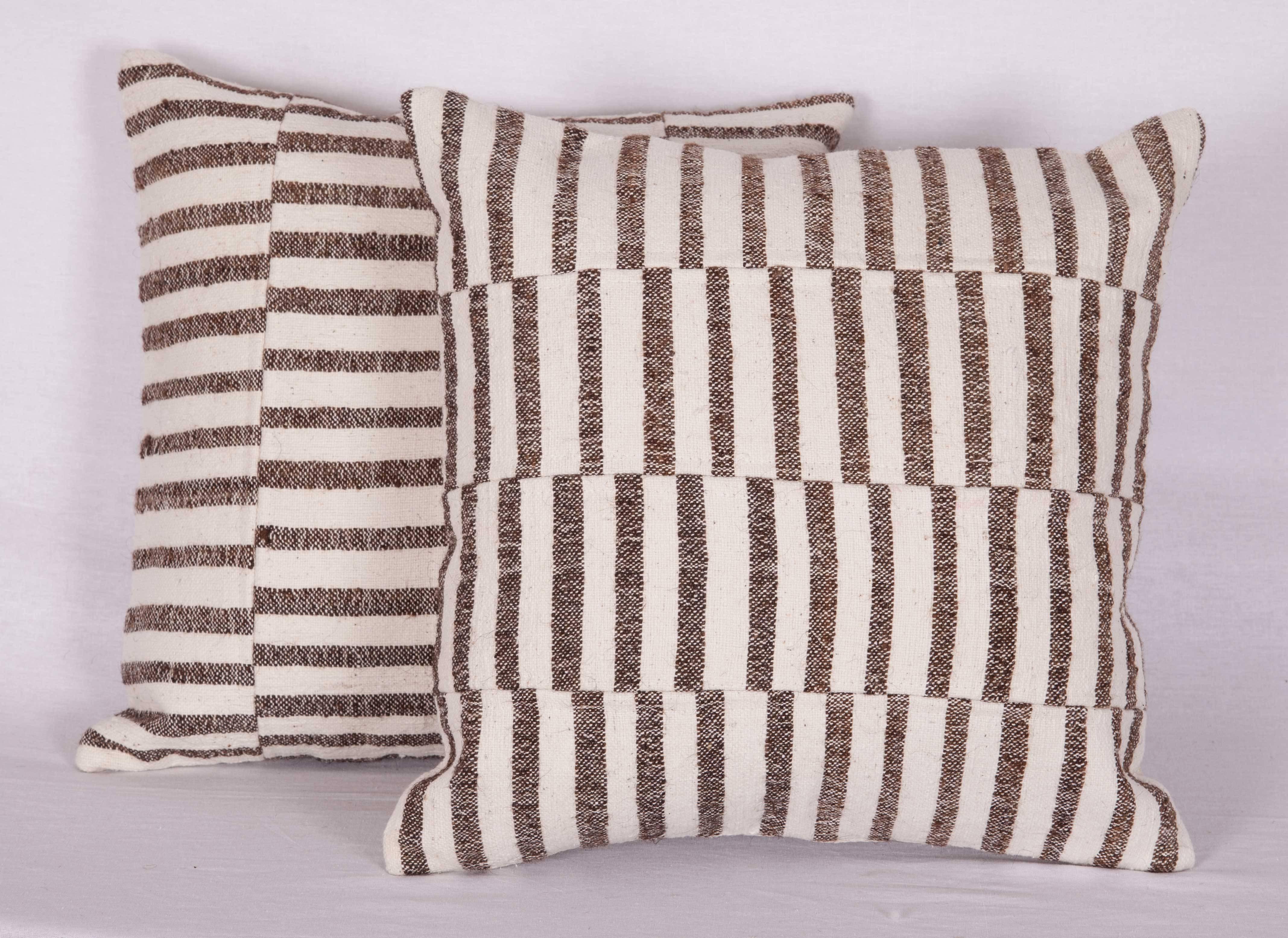 20th Century Pillow Cases Made Out of a Vintage Anatolian Kilim