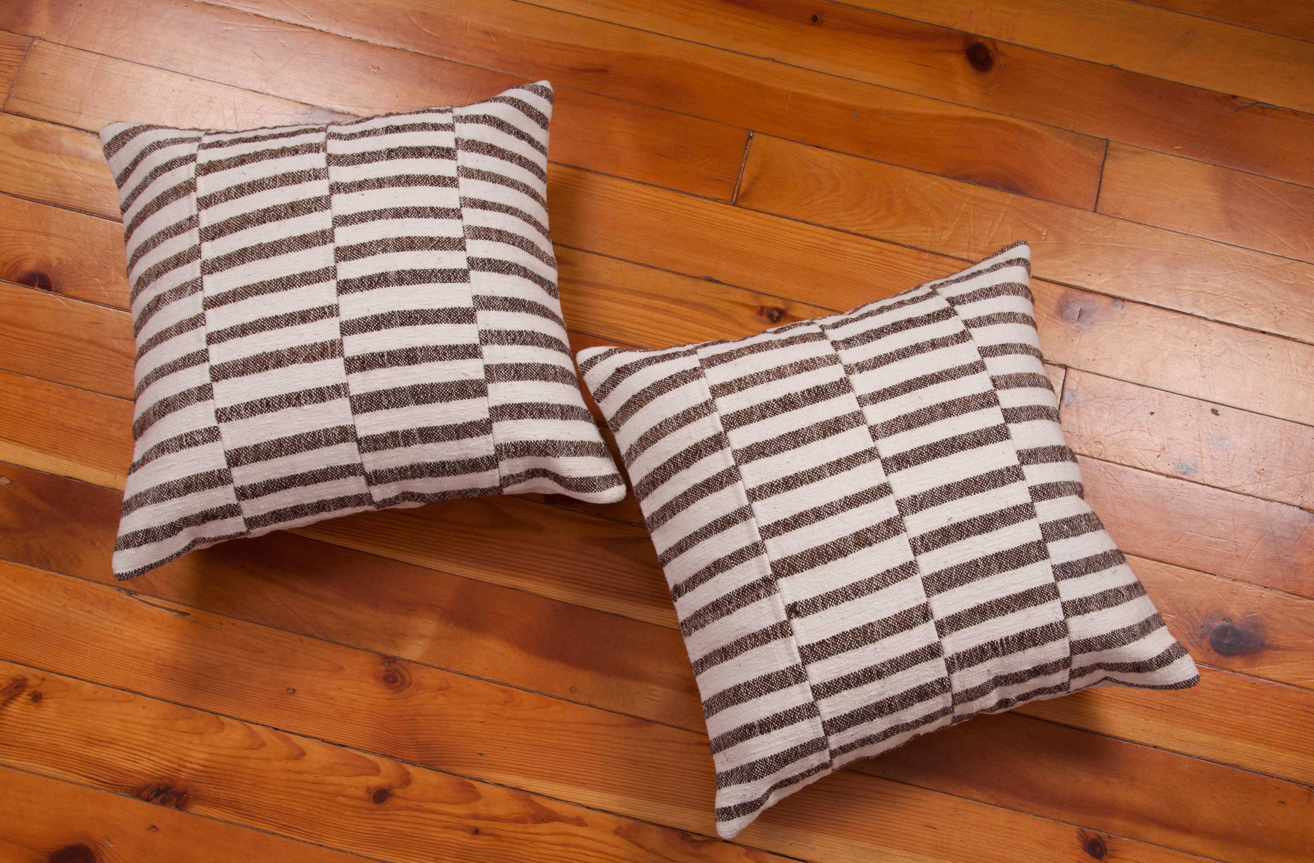 Pillow Cases Made Out of a Vintage Anatolian Kilim 1