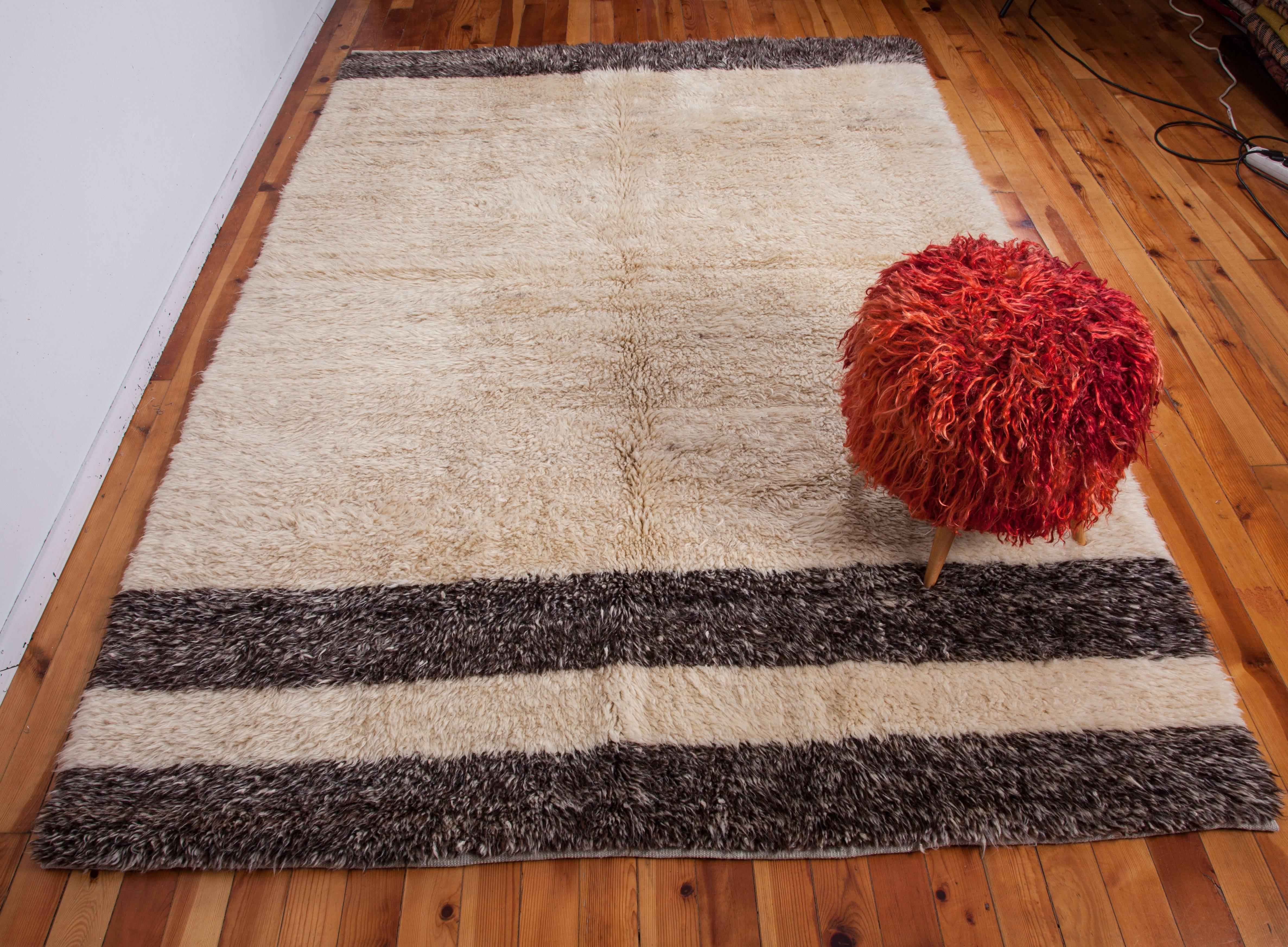 Alfombra Tulu Contemporánea Fabricada en Anatolia Central en Pura Lana Siglo XXI y contemporáneo en venta