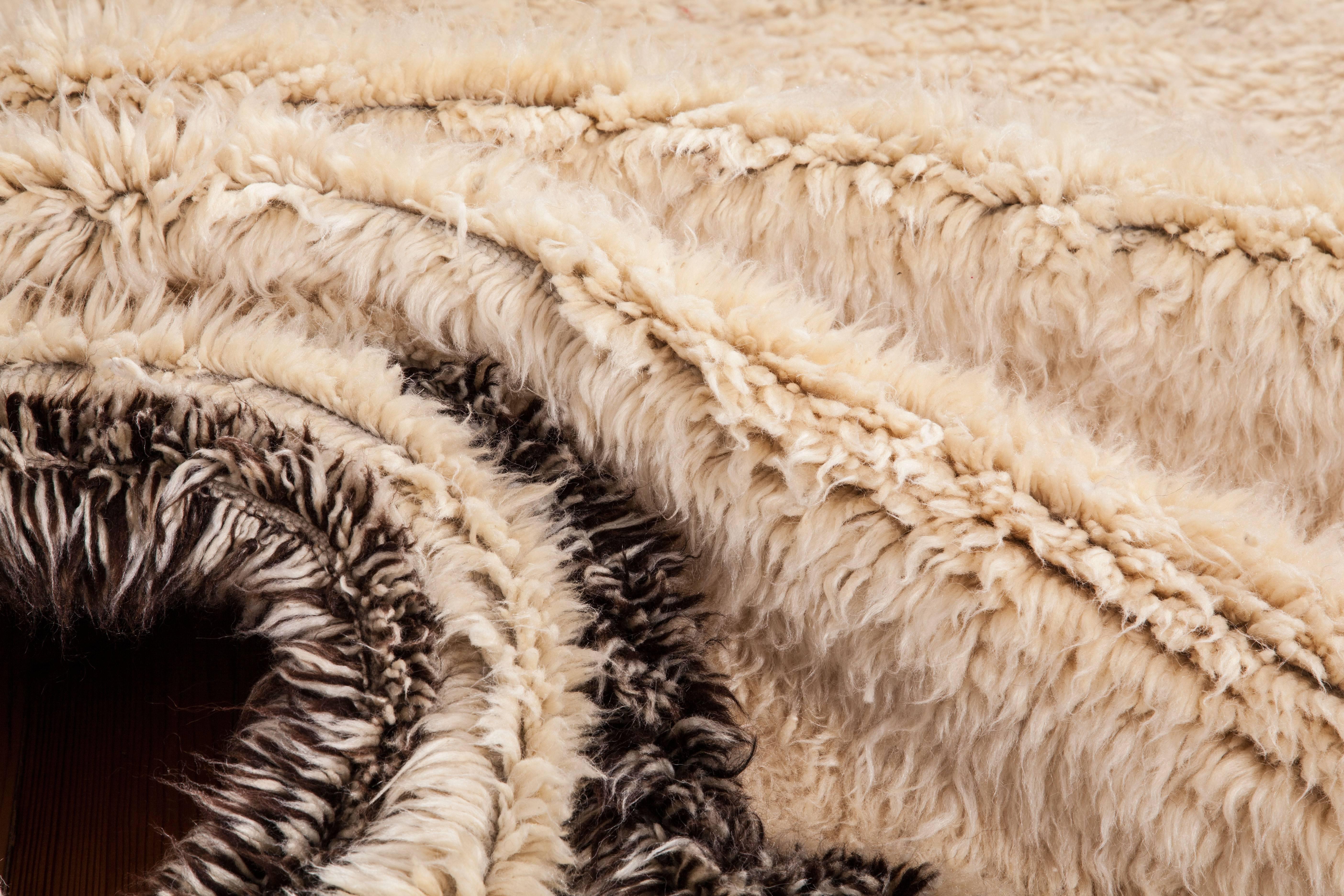 Alfombra Tulu Contemporánea Fabricada en Anatolia Central en Pura Lana en venta 3