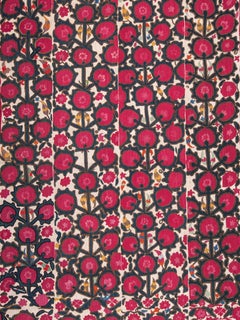 Antique 19th Century Central Asian Suzani from Tajikstan