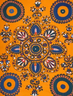 Late 19th Century Central Asian Suzani from Tashkent Uzbekistan