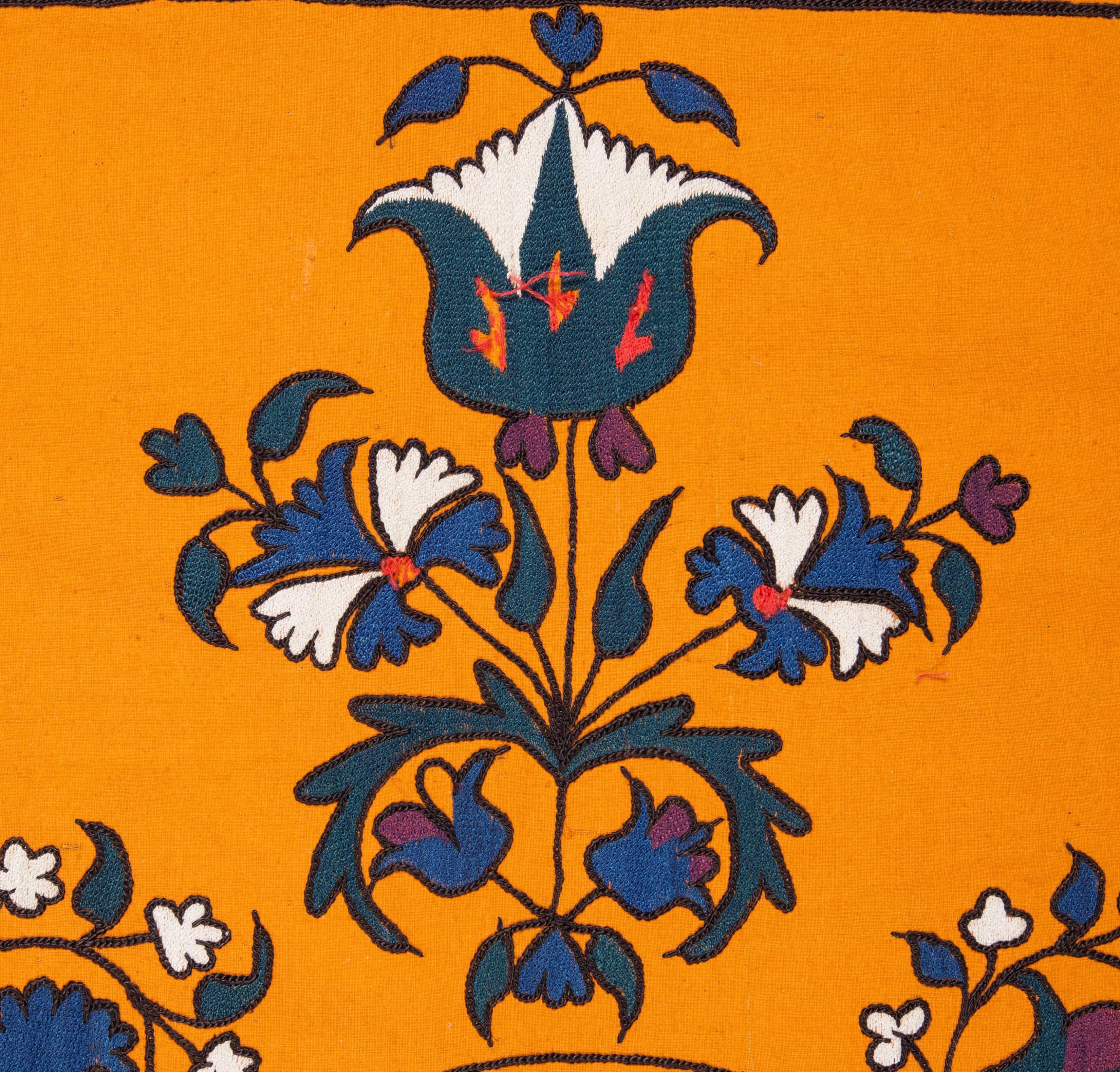 Silk Late 19th Century Central Asian Suzani from Tashkent Uzbekistan For Sale