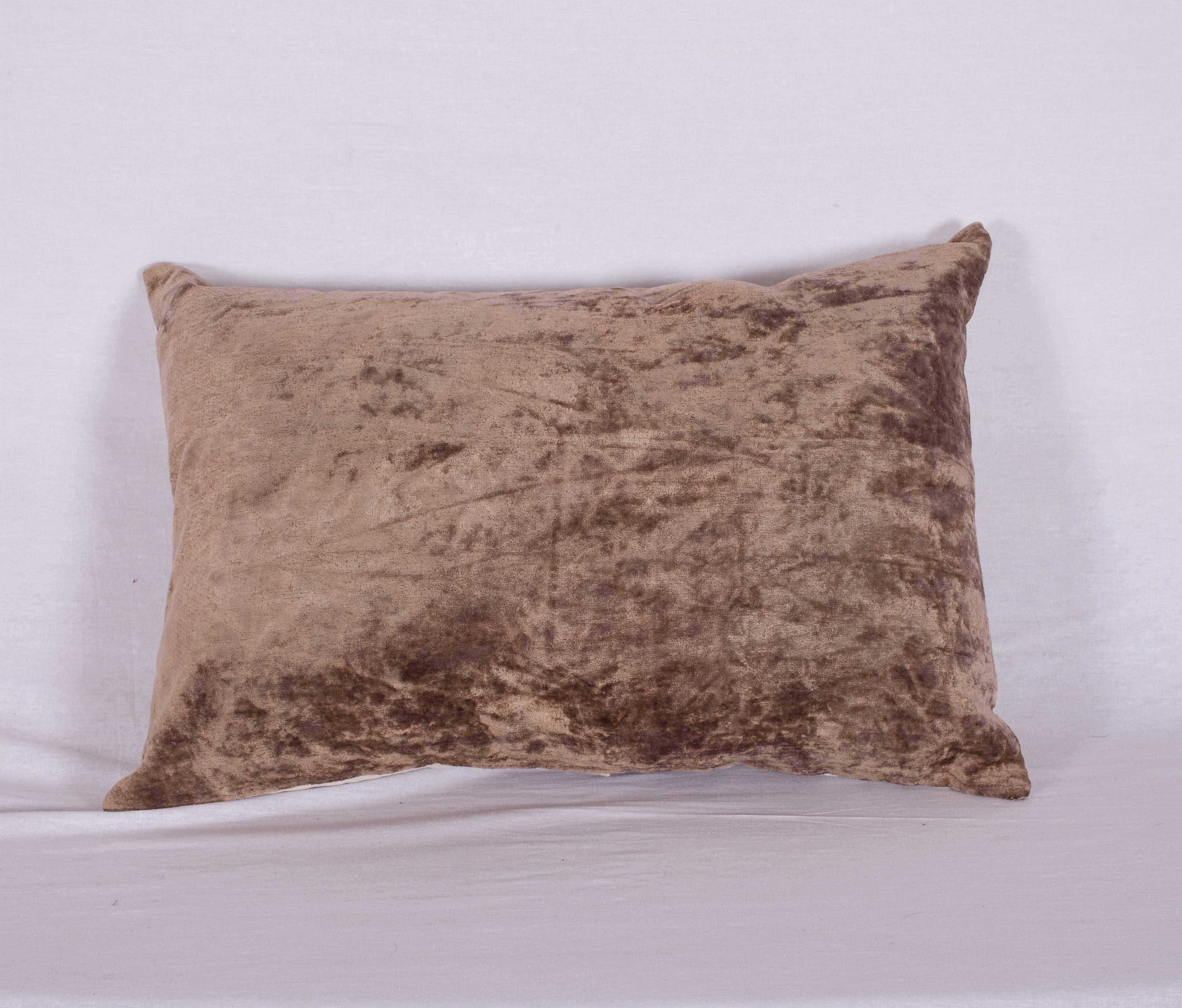 Tribal Pillow Cases Made from Vintage Central Asian Silk Velvet