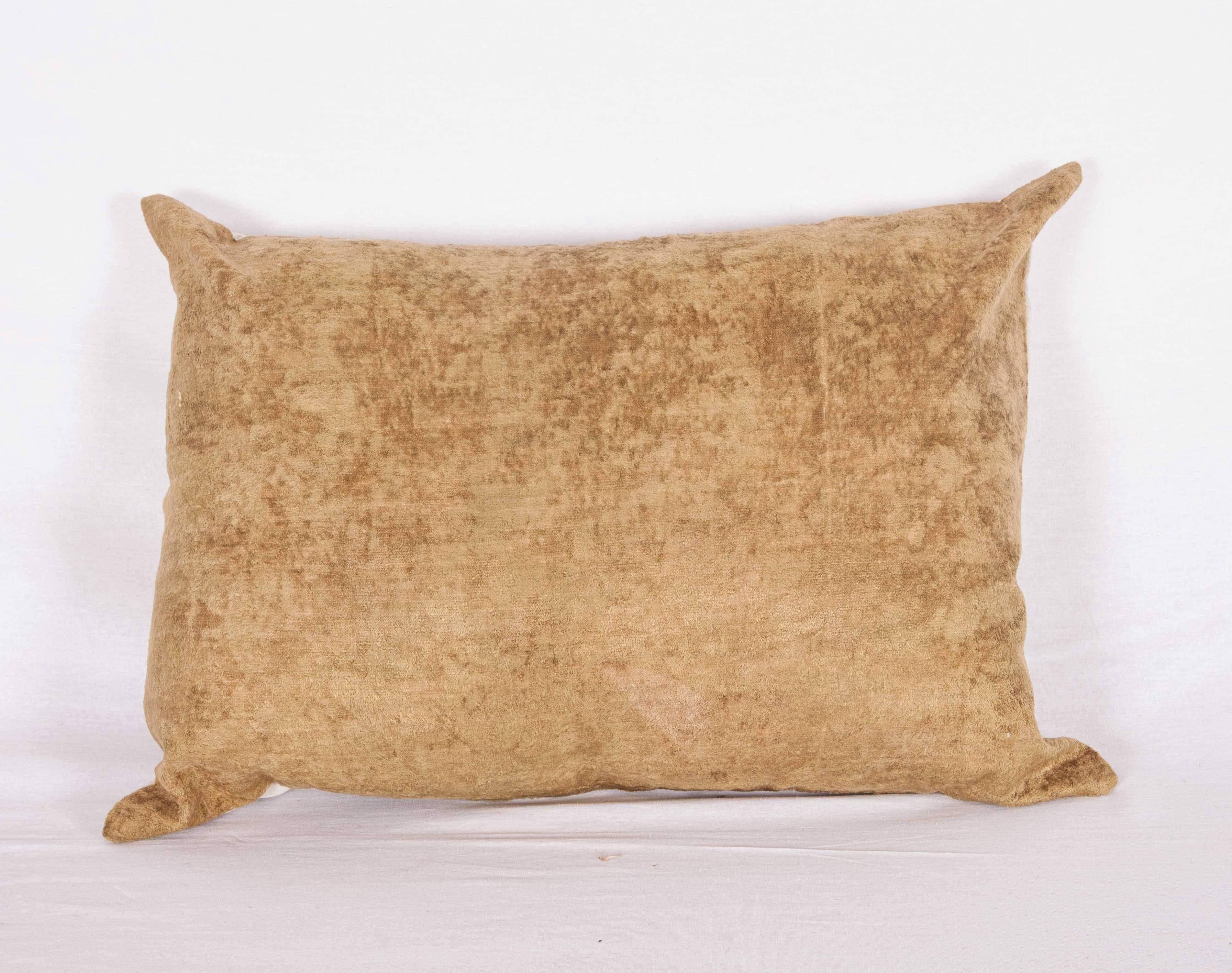 Tribal Pillow Cases Made from Vintage Central Asian Silk Velvet