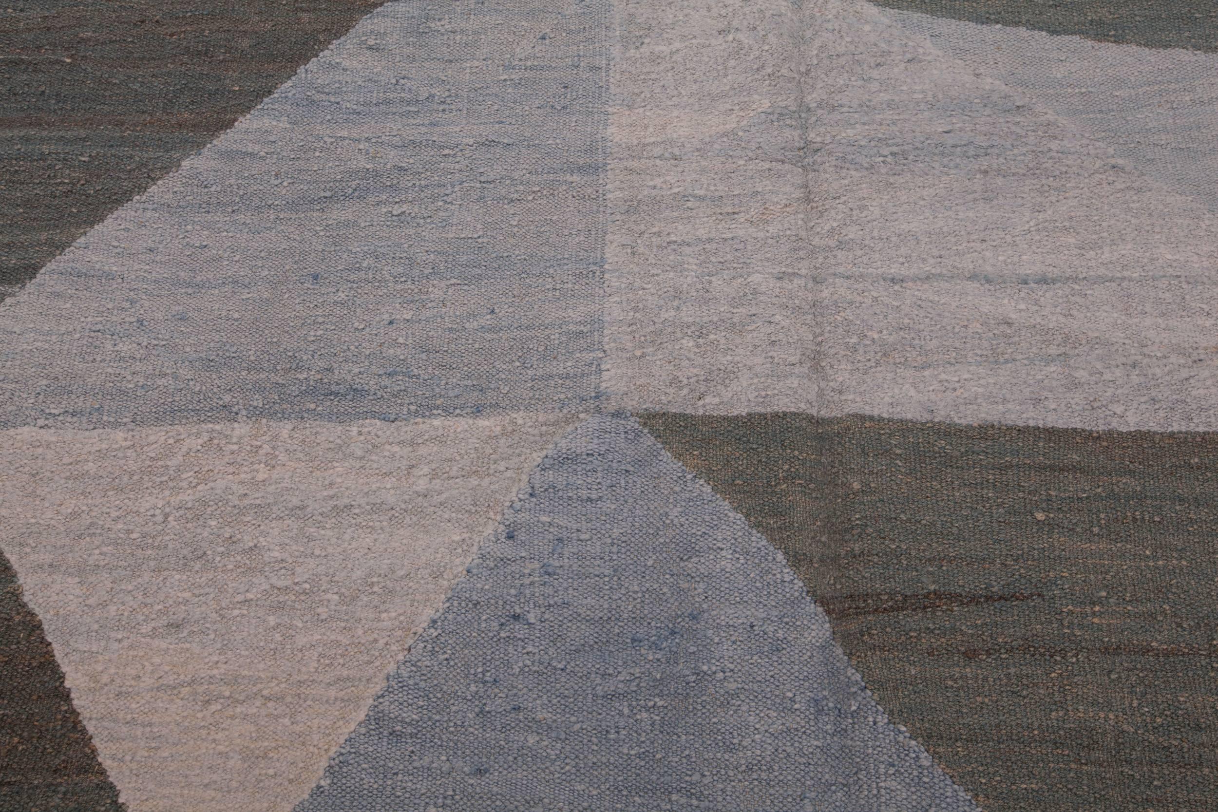 Contemporary Turkish Kilim Made from Recycled Hemp 3