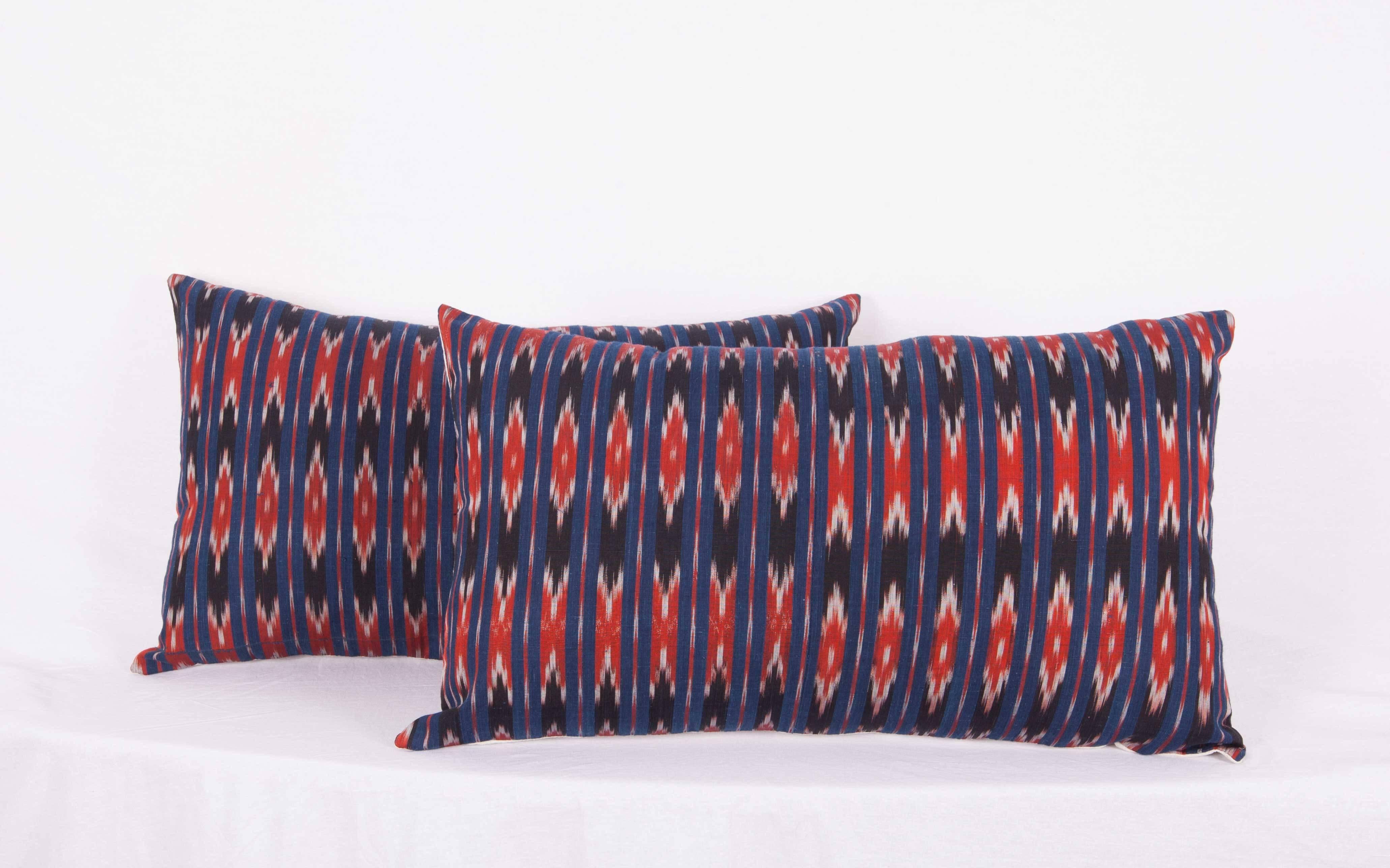 Pillow Cases Made from an Early 20th Century Syrian, Ikat Panel 1