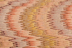 Antique Pillow Made from a 18th-19th Century Italian Bargello Flame Stitch