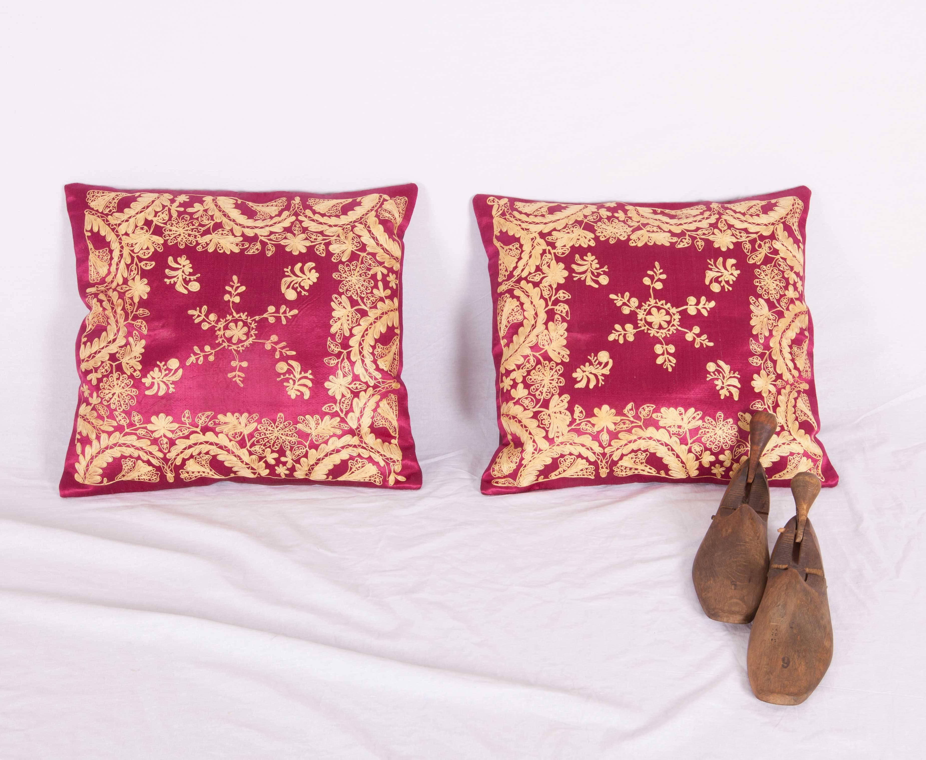 Embroidered Antique Ottoman Turkish Pillow Cases