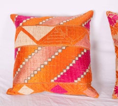 Old Phulkari Pillow Cases from India