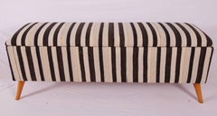 Bench, Upholstered with a Vintage Anatolian Kilim