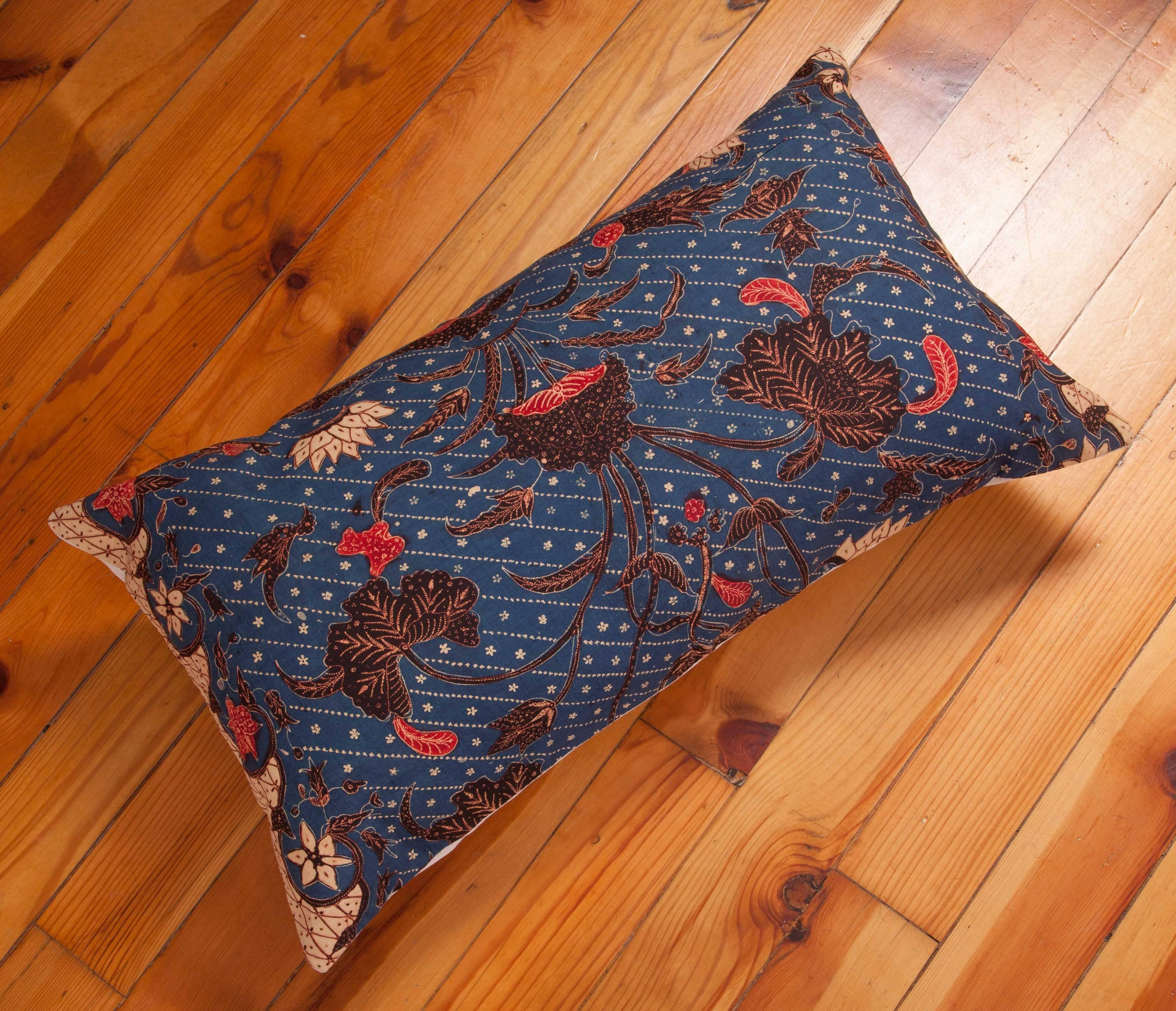 Batik Pillow Fashioned from an Early 20th Century Indonesian Batik Panel 3