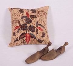 Batik Pillow Fashioned from an Early 20th Century Indonesian Batik Panel