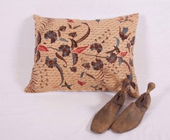 Batik Pillow Fashioned from an Early 20th Century Indonesian Batik Panel