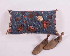 Batik Pillow Fashioned from an Early 20th Century Indonesian Batik Panel