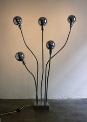 Floor Lamp "Hydra" by Pierre Folie for Ed. Jacques Charpentier, Paris