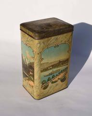 Early 20th Century Litographed Tin Box, Switzerland