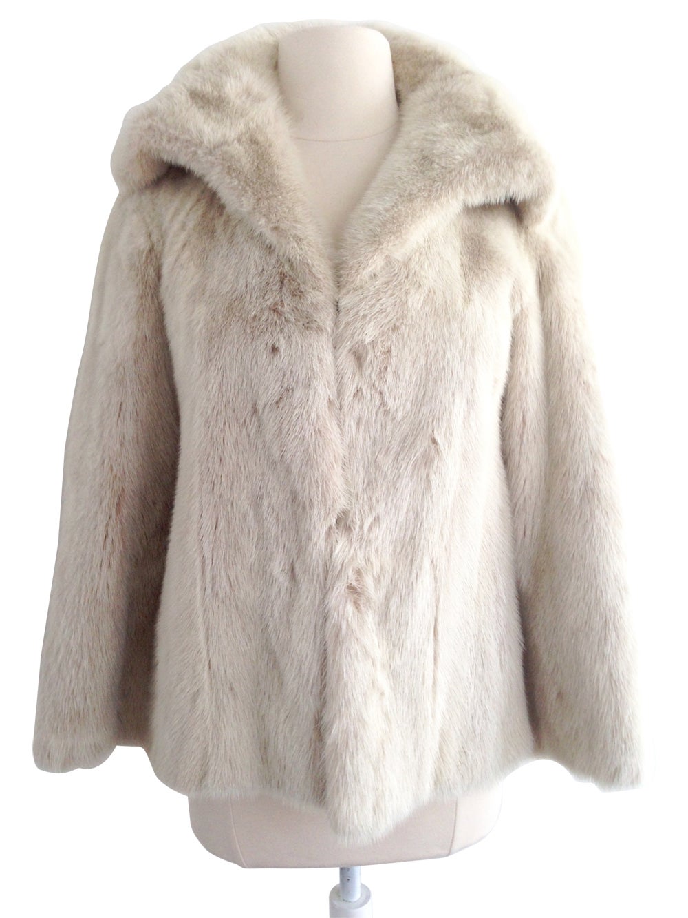 1970s Emilio Gucci Winter White Mink Fur Jacket at 1stDibs