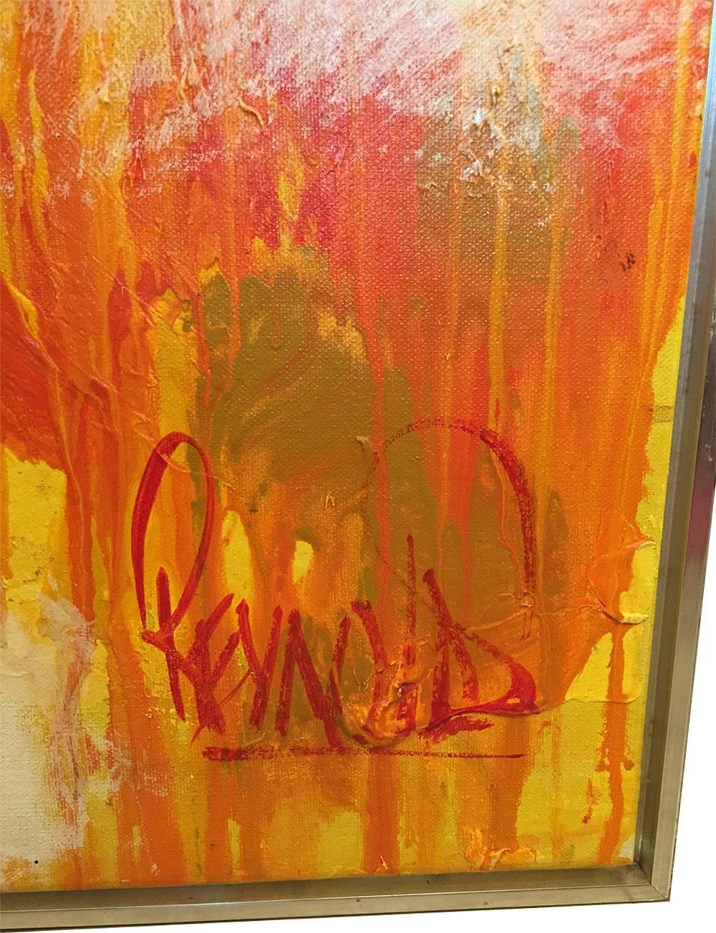 Abstract Original Oil Painting by Lee Reynolds For Sale at 1stdibs