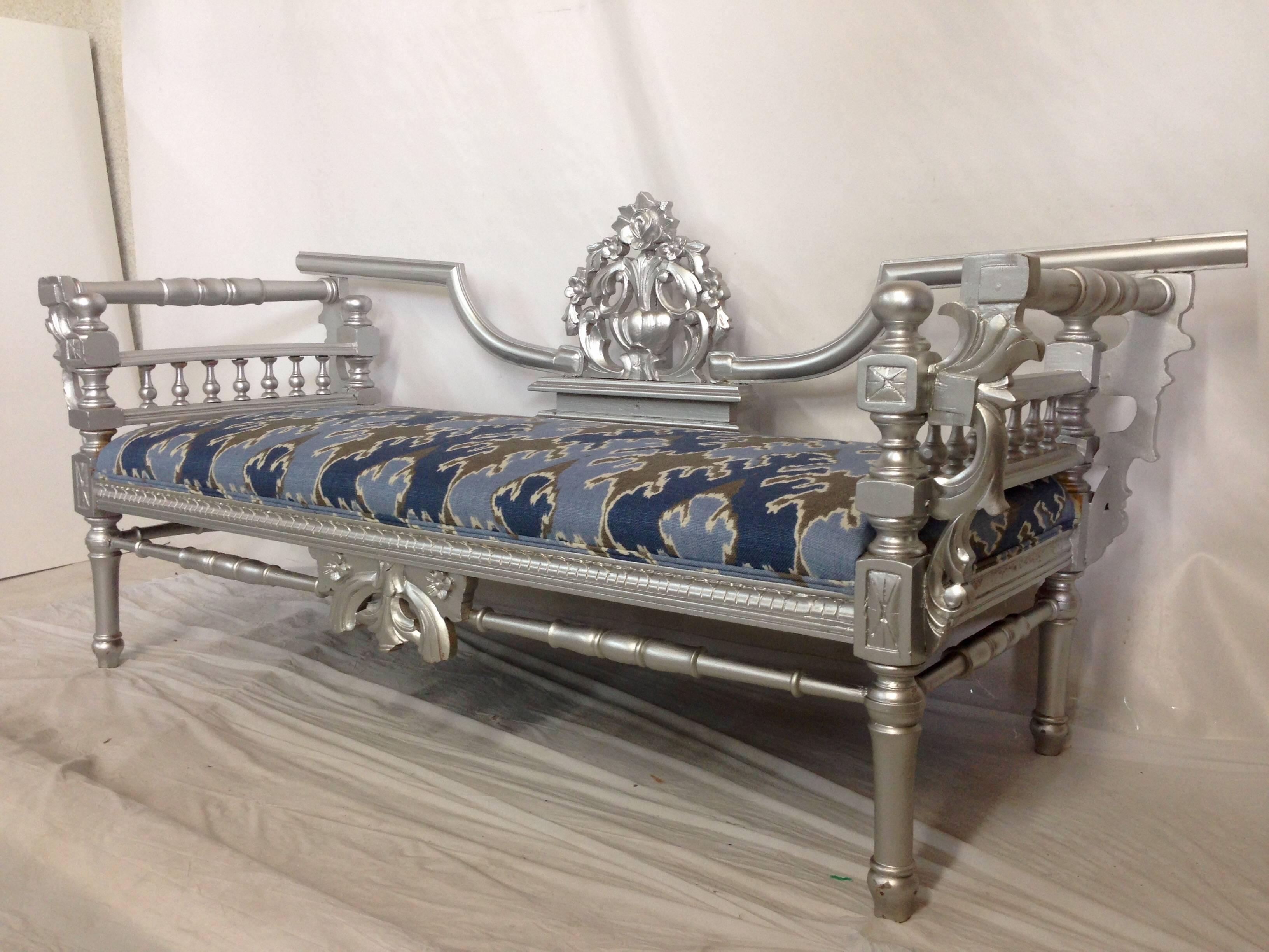 silver daybed