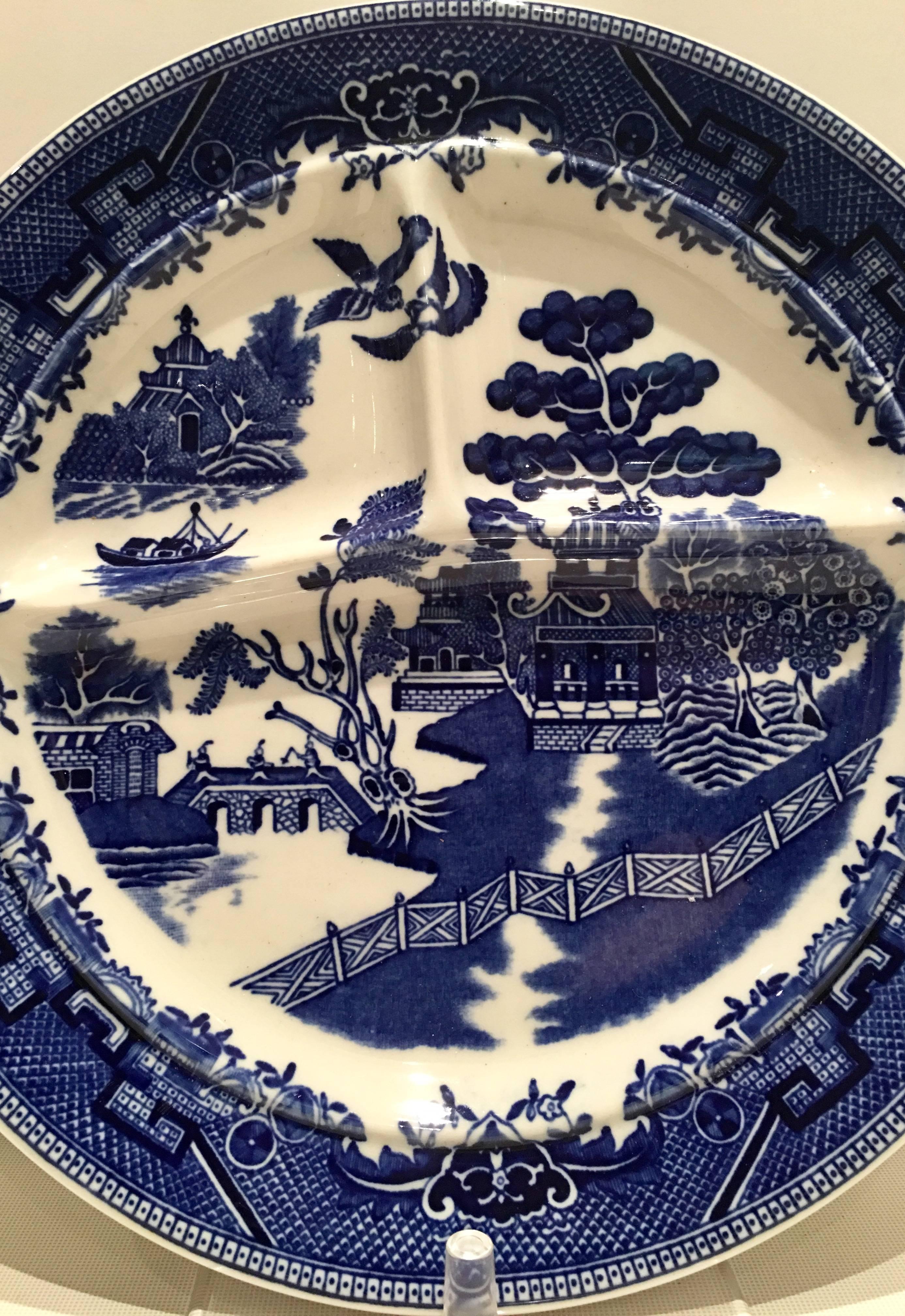 blue willow dinner plates