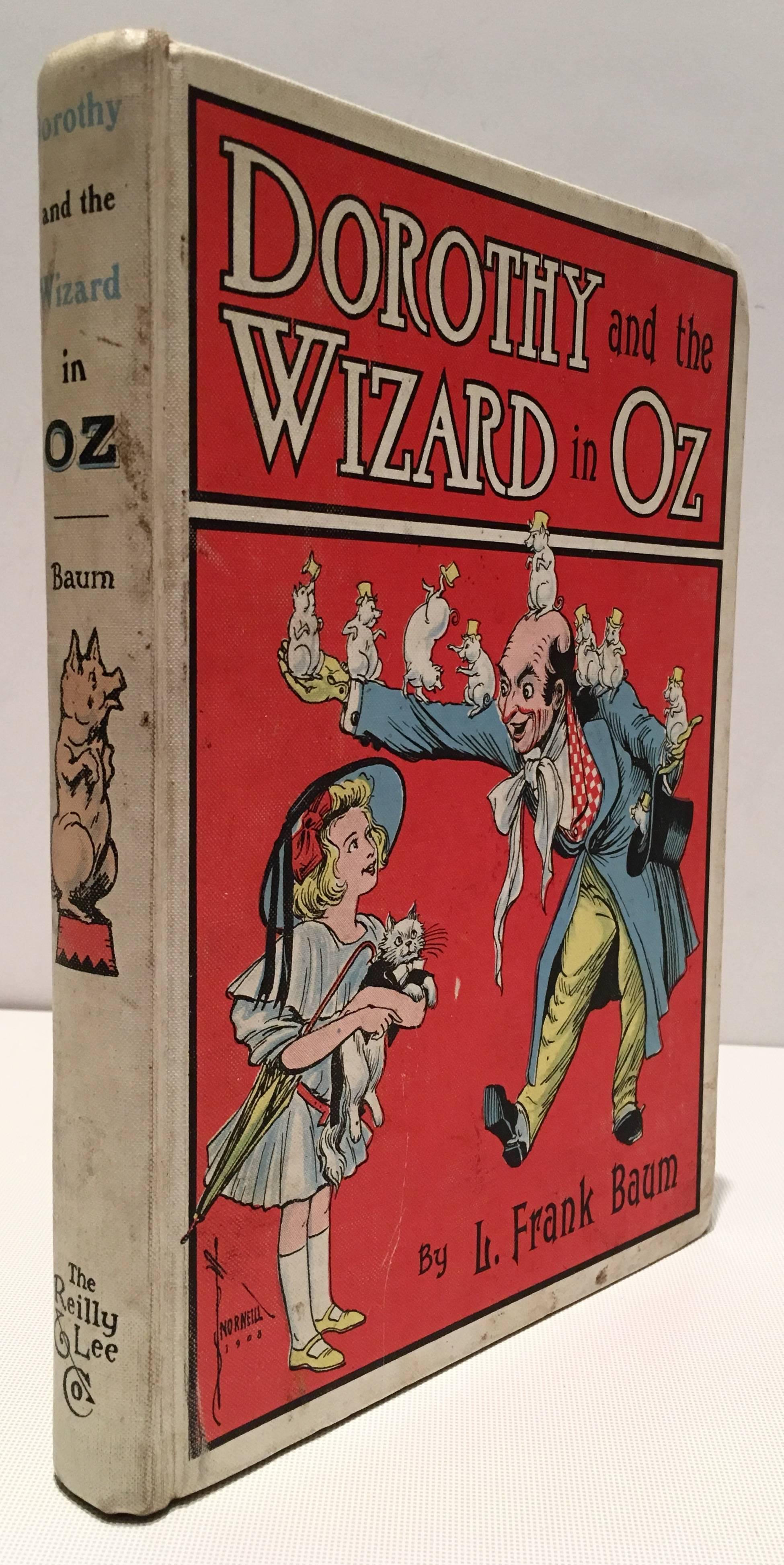 Vintage Set of four Wizard of Oz Collection Books by Frank L. Baum at