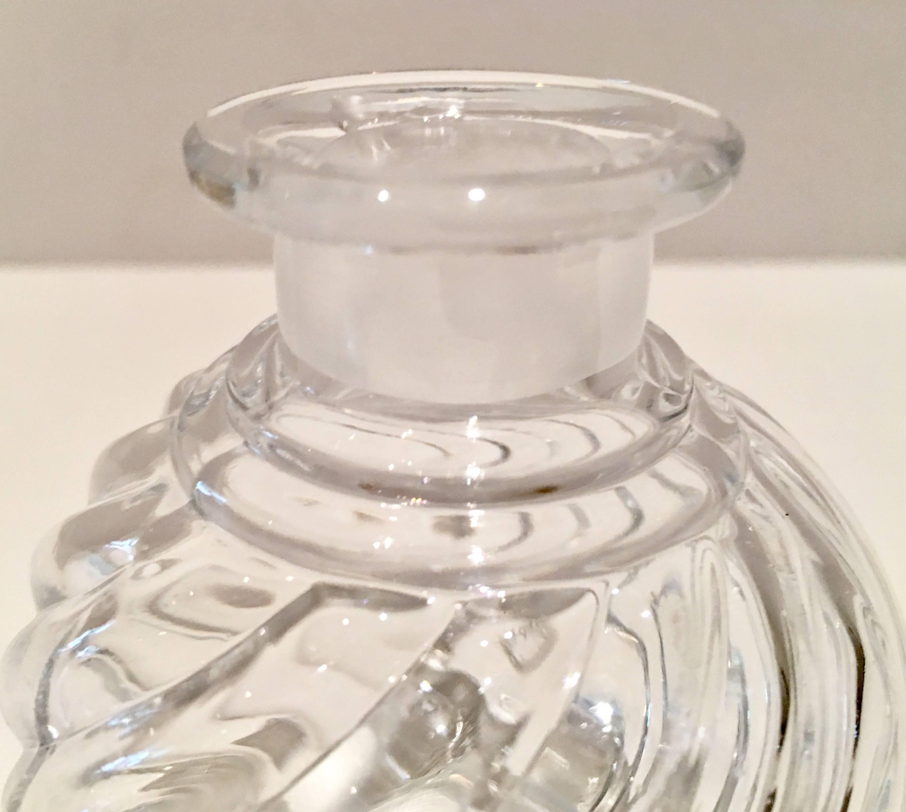 Baccarat France Crystal Clear Perfume Bottle 2
