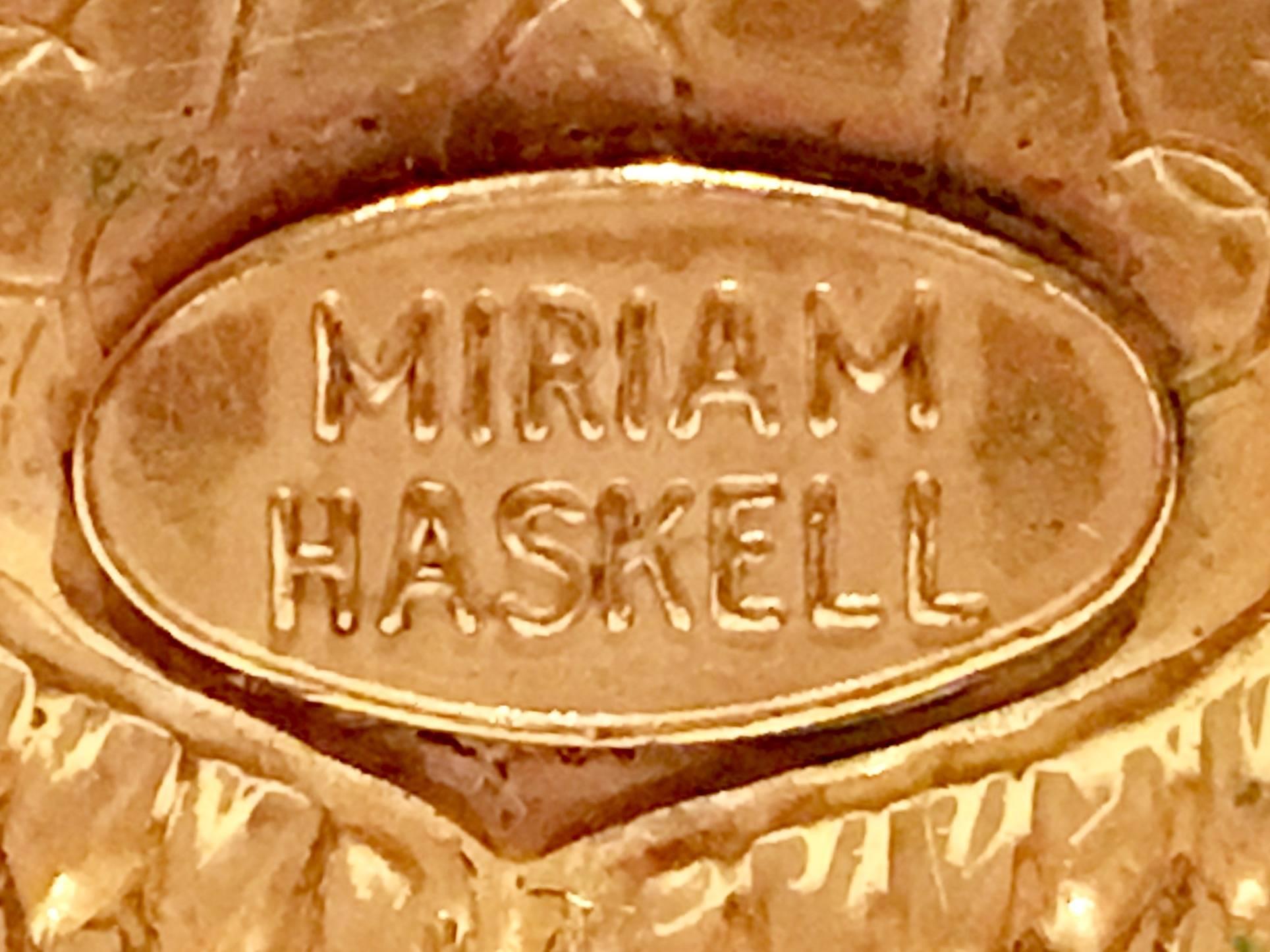 Miriam Haskell 22-Karat Russian Gold Crest Phoenix Coate of Arms Brooch 1