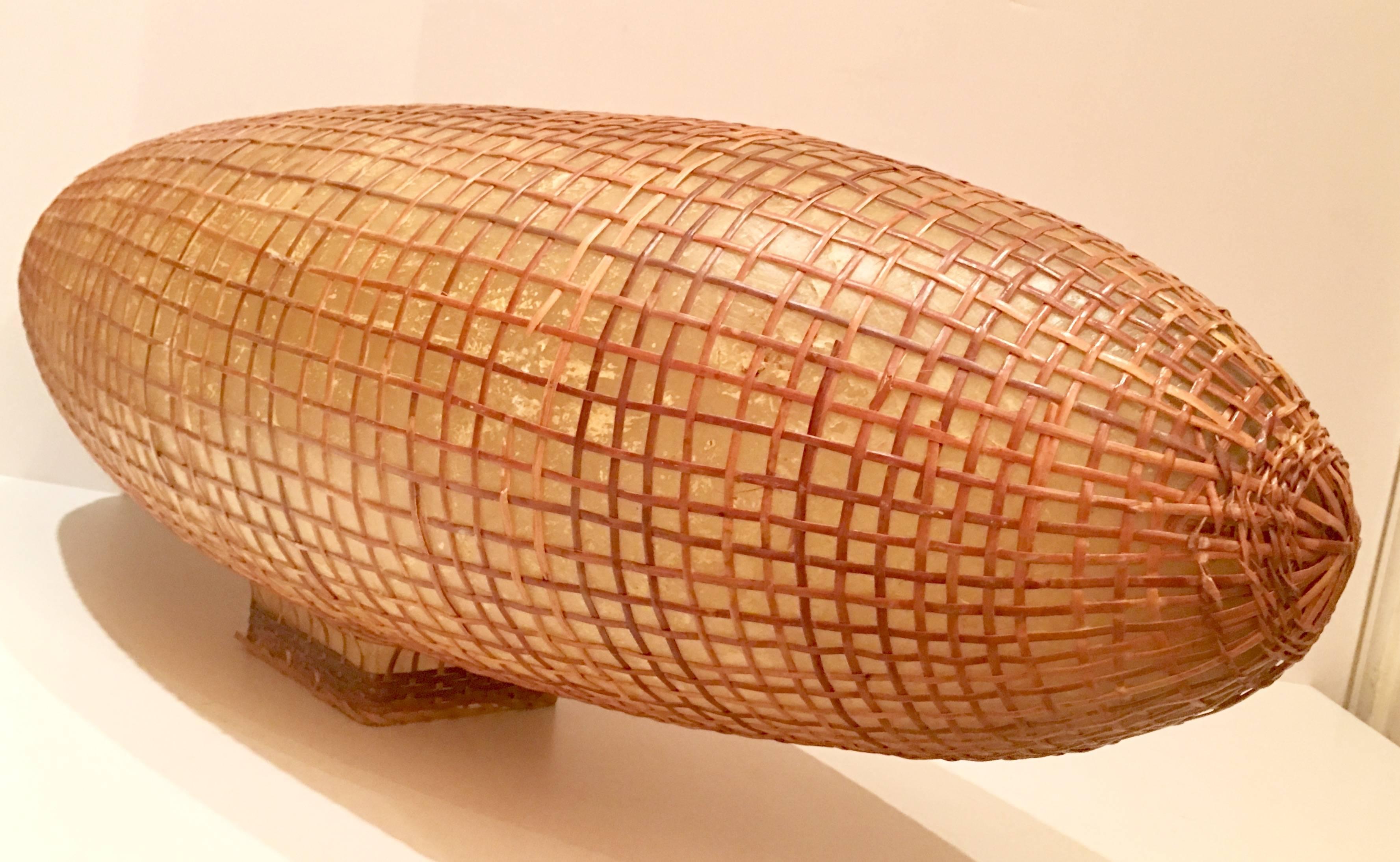 20th Century Mid-Century Japanese Rattan and Fiberglass 